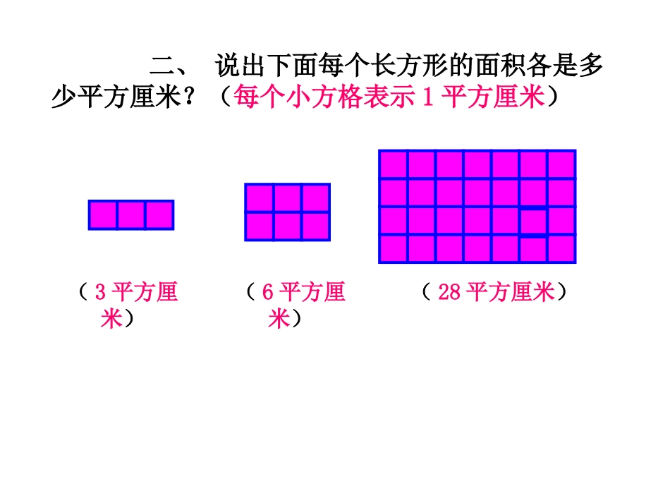 人教2011版小学数学三年级长方形的面积计算-(2)_第3页