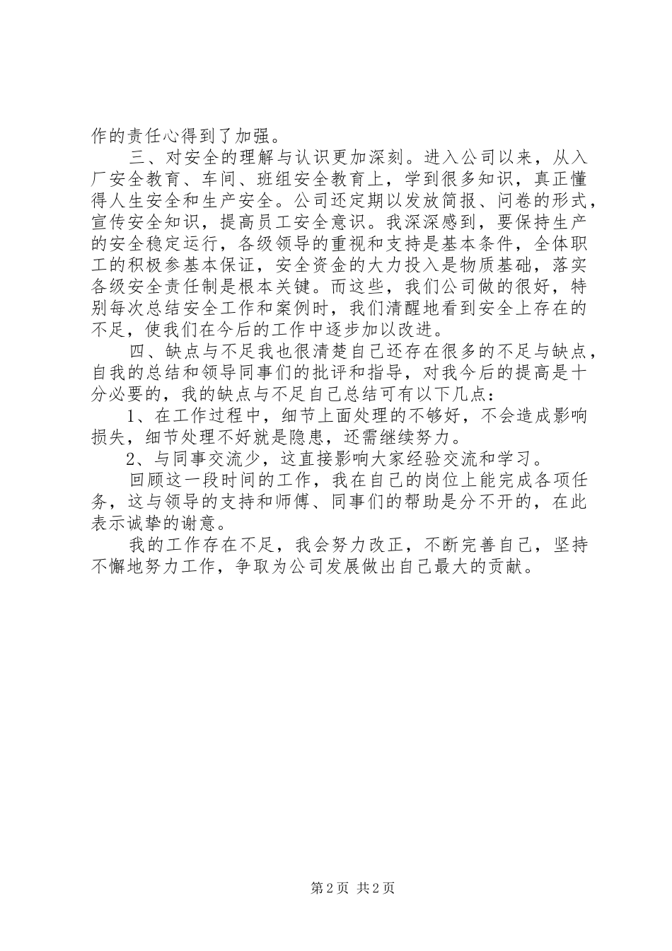 XX年12月公司个人工作总结_第2页