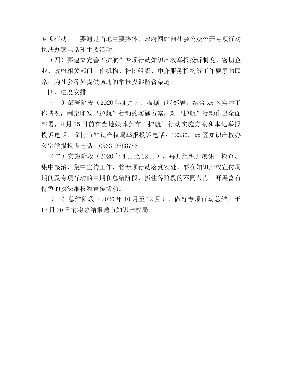 2024年知识产权 执法维权“护航”专项行动工作方案 _第3页