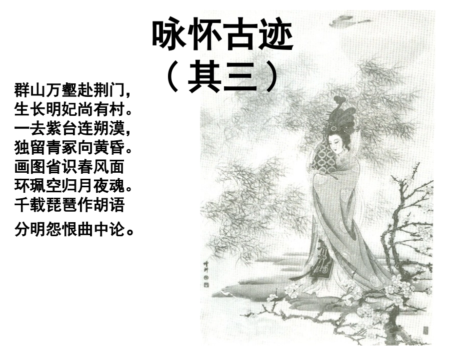 《咏怀古迹》_第3页