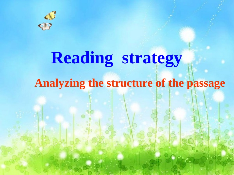 江苏省2011高考英语-文章框架题课件-牛津版_第1页
