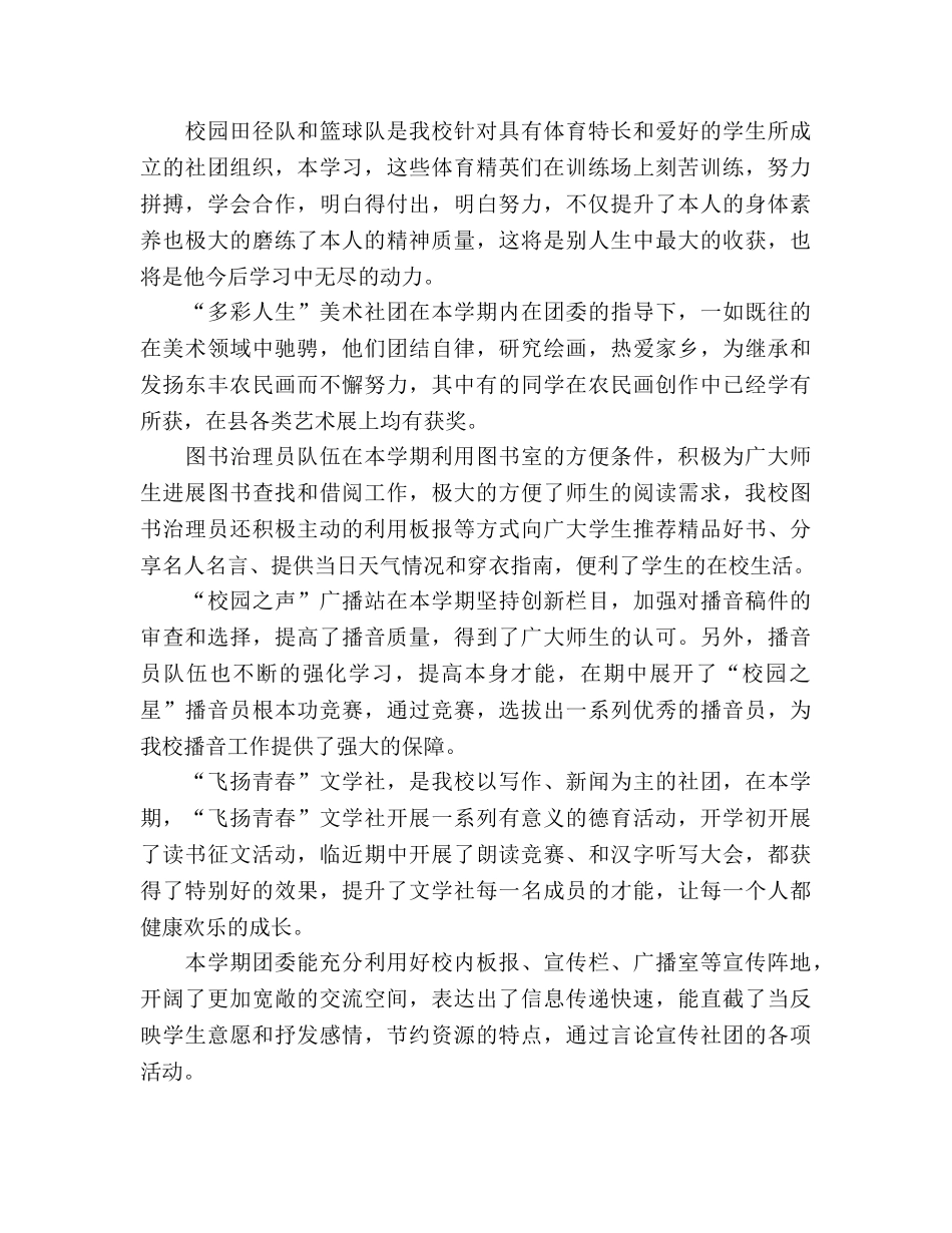 2024年学校团委年终工作参考总结 _第3页