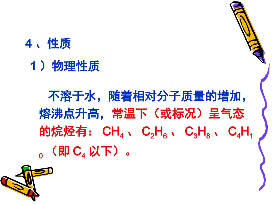 精品课件-高二化学5.2烷烃课件_第3页