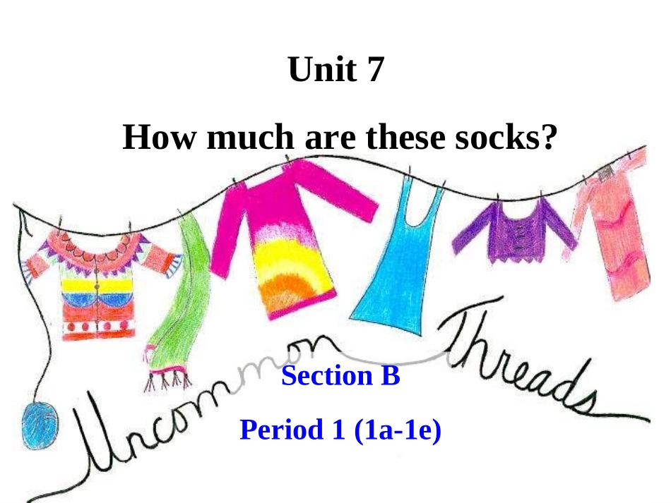 七年级上Unit7sectionB_第1页