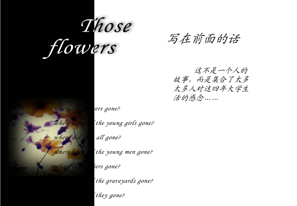 毕业纪念册那些花儿_第2页