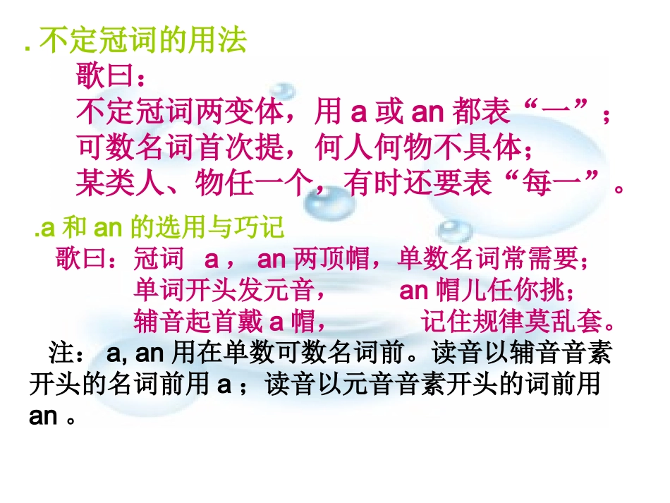 中考冠词复习_第3页