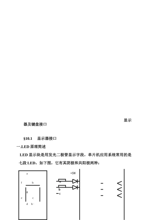 显示器及键盘接口