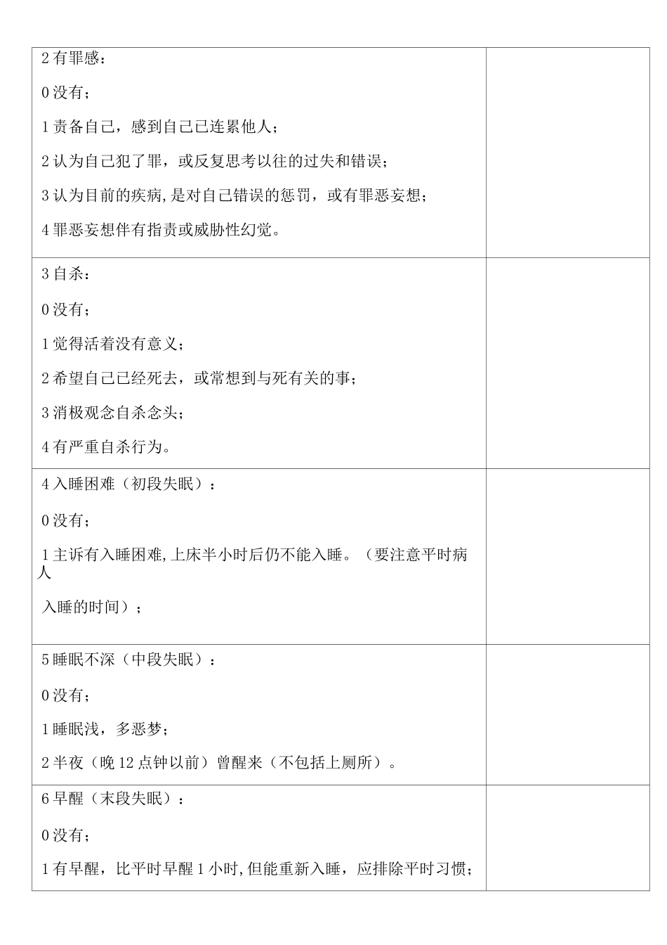 心理领域汉密尔顿焦虑、抑郁量表(hama、hamd)_第2页