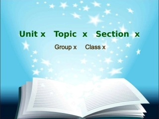 英语PPT教学课件模板