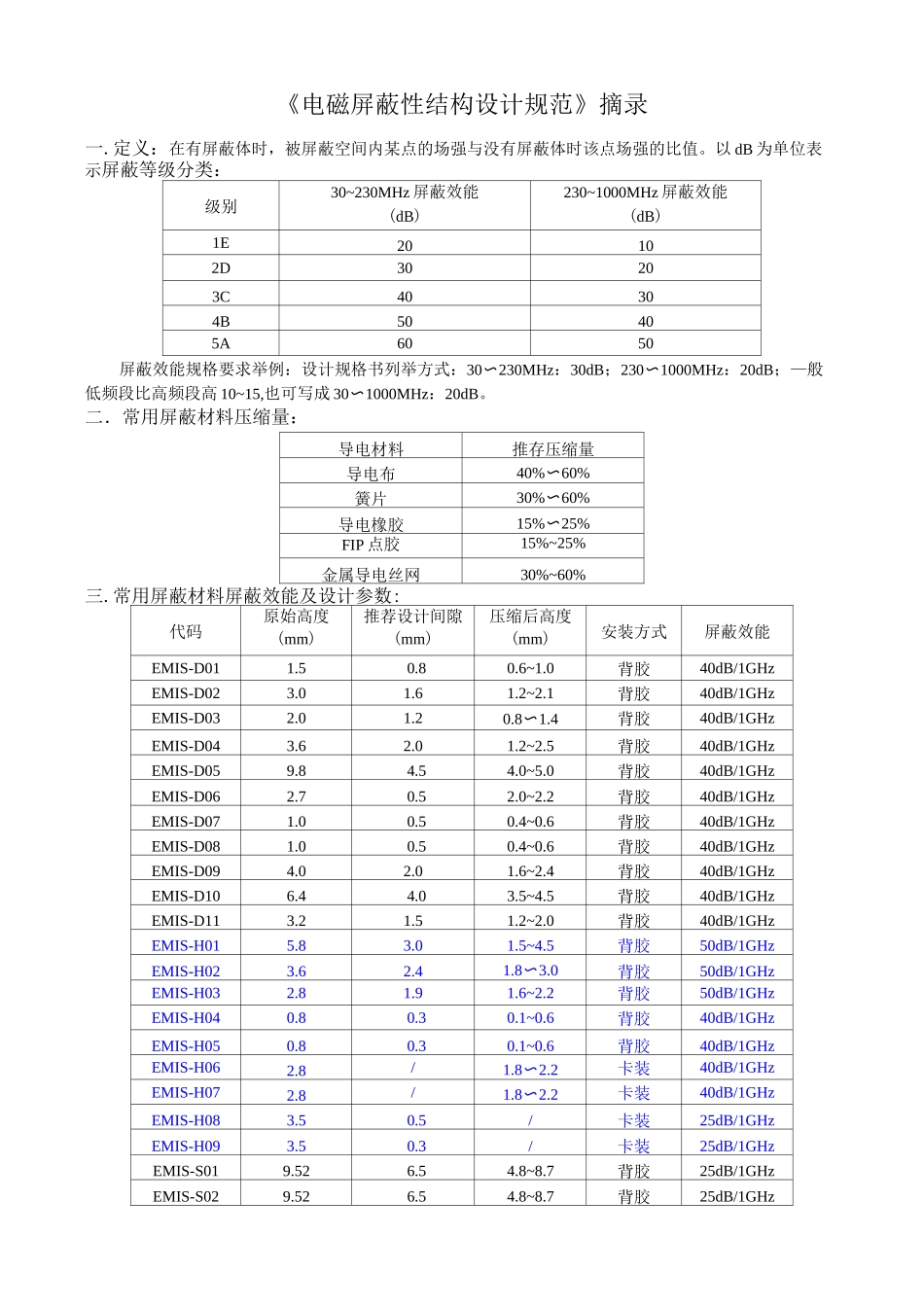 电磁屏蔽性结构设计规范_第1页