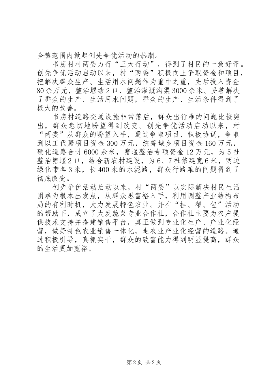 XX年乡镇三大行动总结_第2页