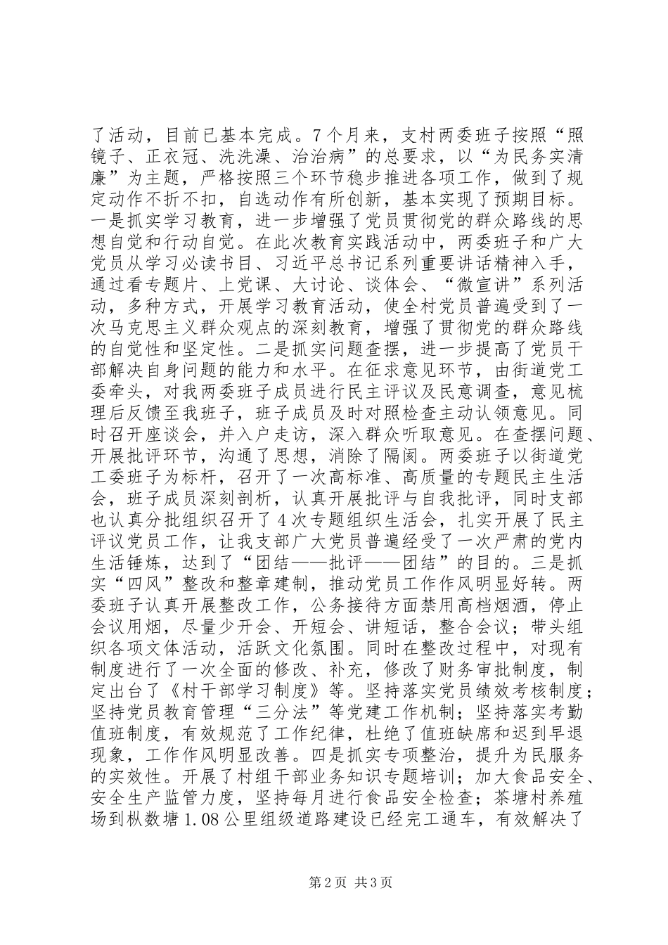 XX年村委书记基层党建工作总结_第2页
