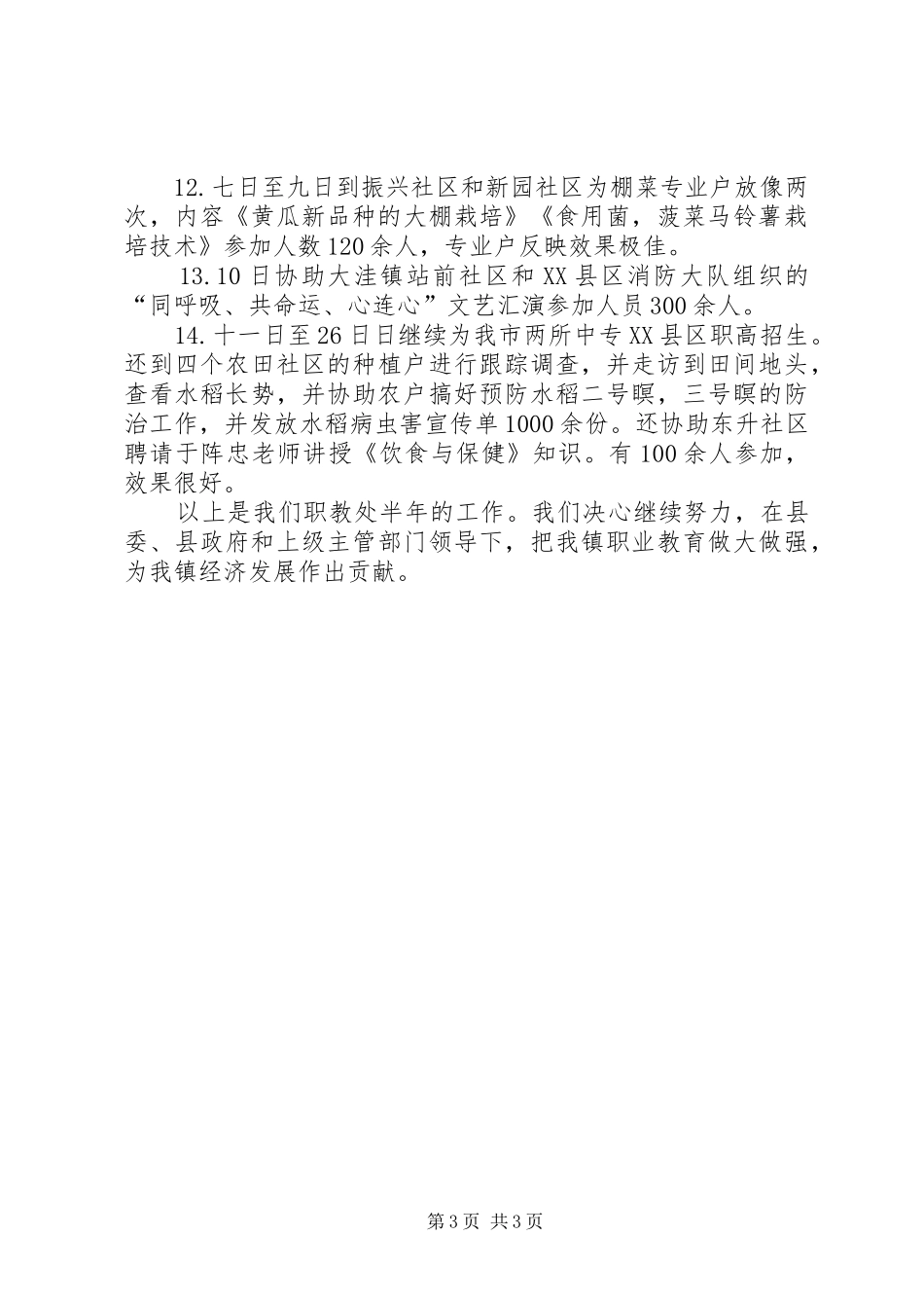 XX年职教年终个人总结范文_第3页