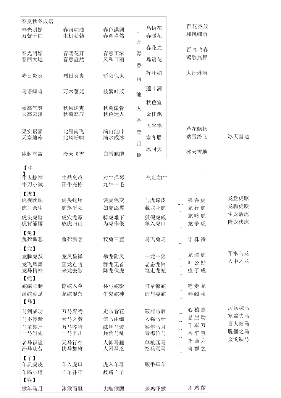 二年级成语大全_第1页