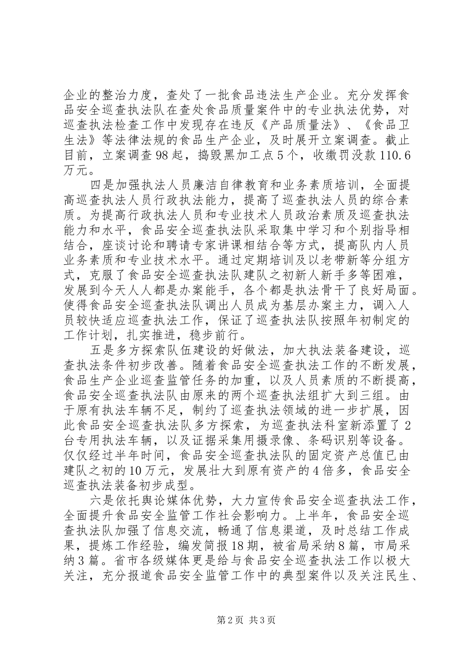 XX年巡查执法队工作总结范文_第2页