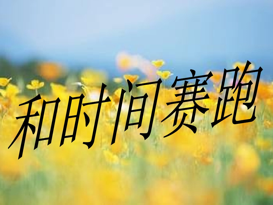 和时间赛跑 (4)_第1页