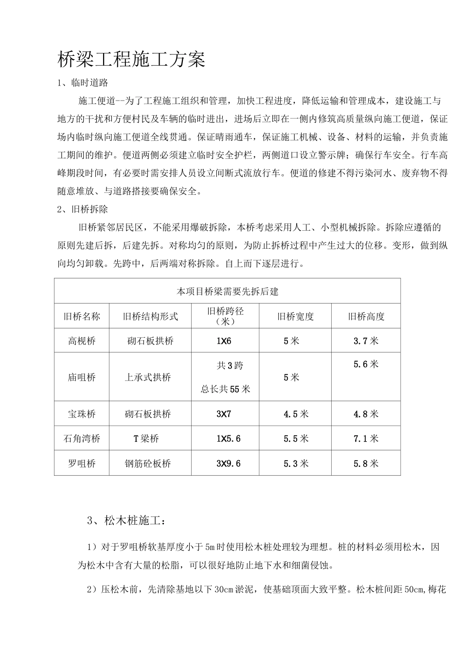 桥梁工程施工方案_第1页