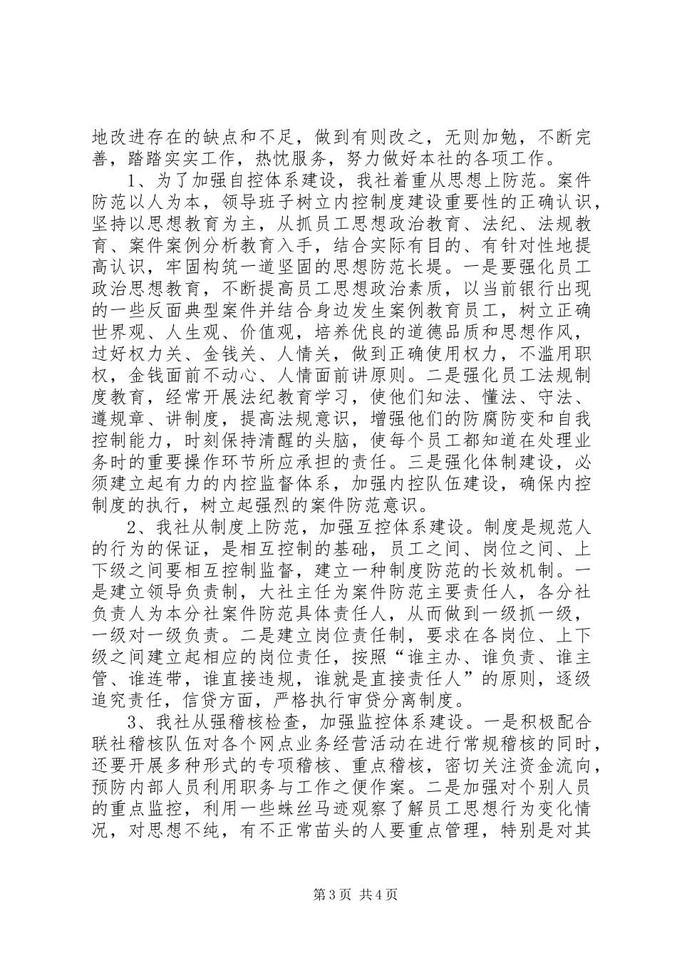 信用社案件专项治理工作总结 _第3页