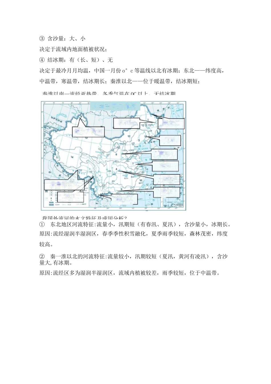中国的河流与湖泊 教案_第2页