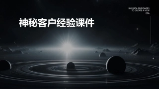 神秘客户经验课件
