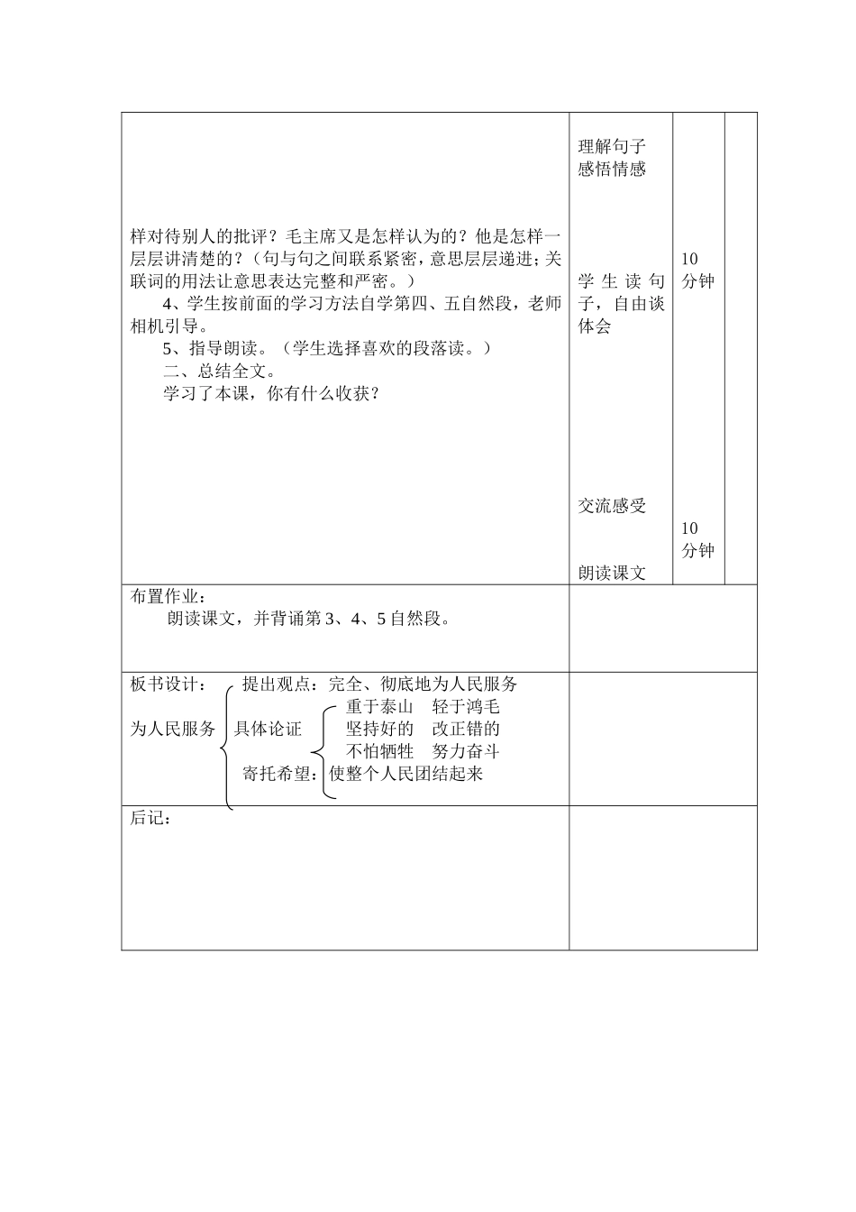 为人民服务第二课时_第2页