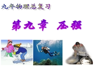 《第九章压强》复习课件