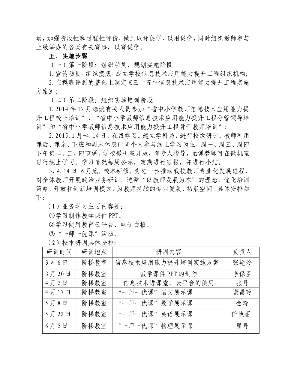 襄阳三十五中学信息技术培训方案_第2页