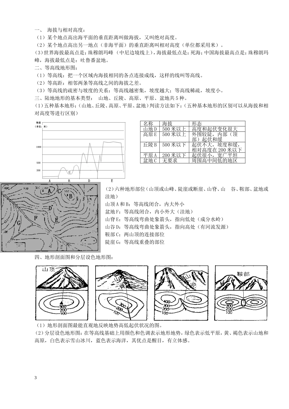 2014地理结业考试复习提纲_第3页