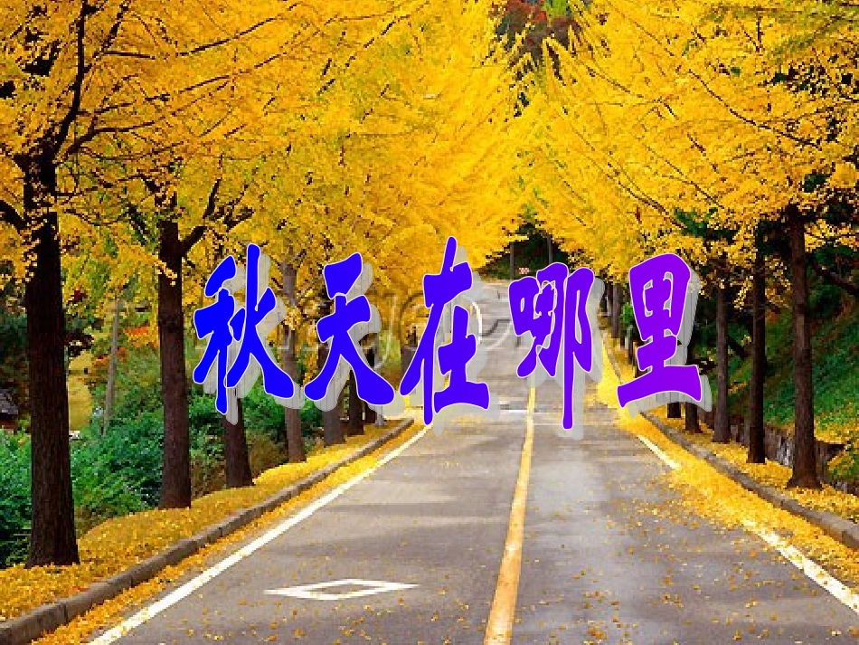 二年级品生《秋天在哪里》课件_第1页