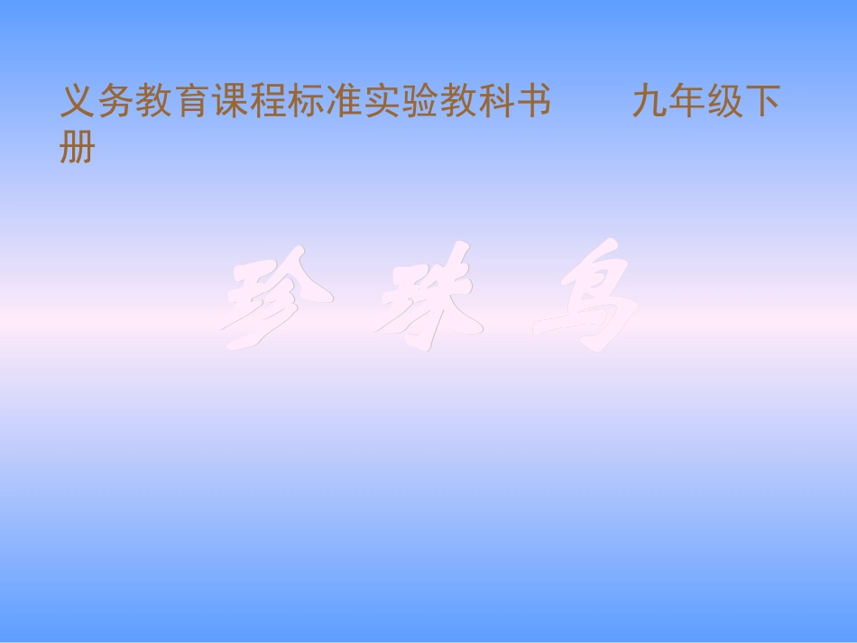 珍珠鸟10PPT课件_第3页