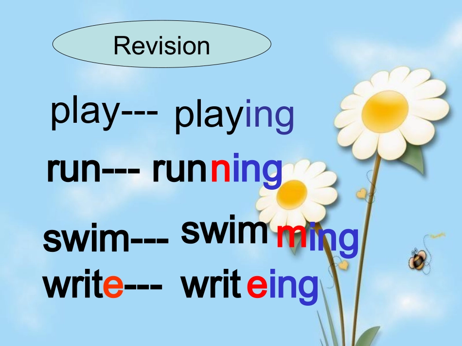 外研社新标准一起点二年级第四册Module5_Unit1_Lingling_is_skipping_第2页