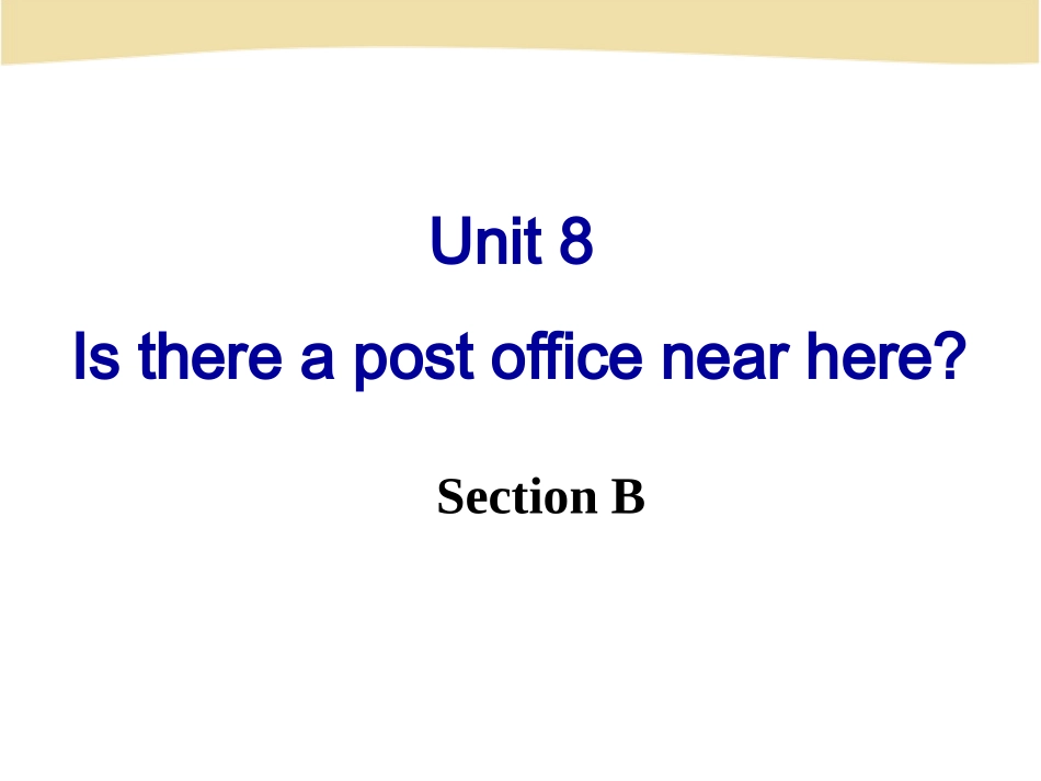 人教版七年级上册unit8课件_第2页