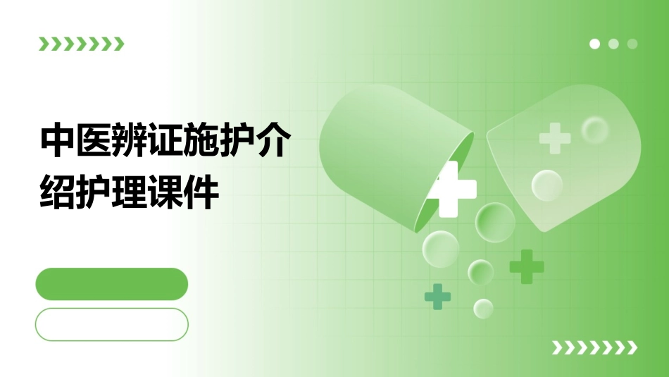 中医辨证施护介绍护理课件_第1页