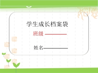学生成长档案袋 (3)