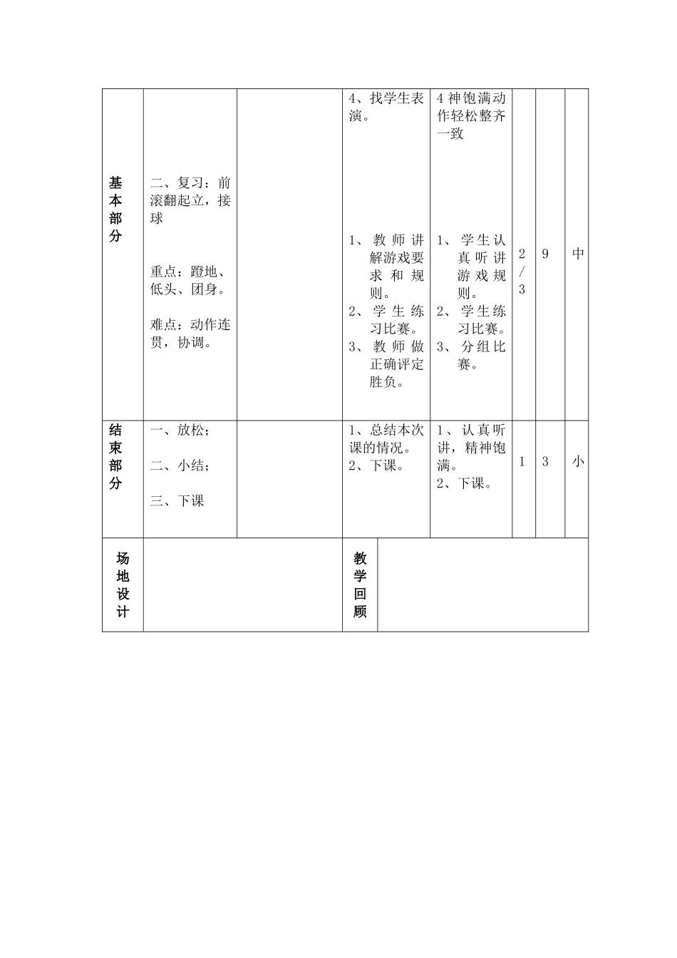 前滚翻课教案_第2页