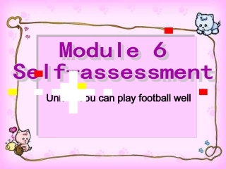 新标准第五册Module6