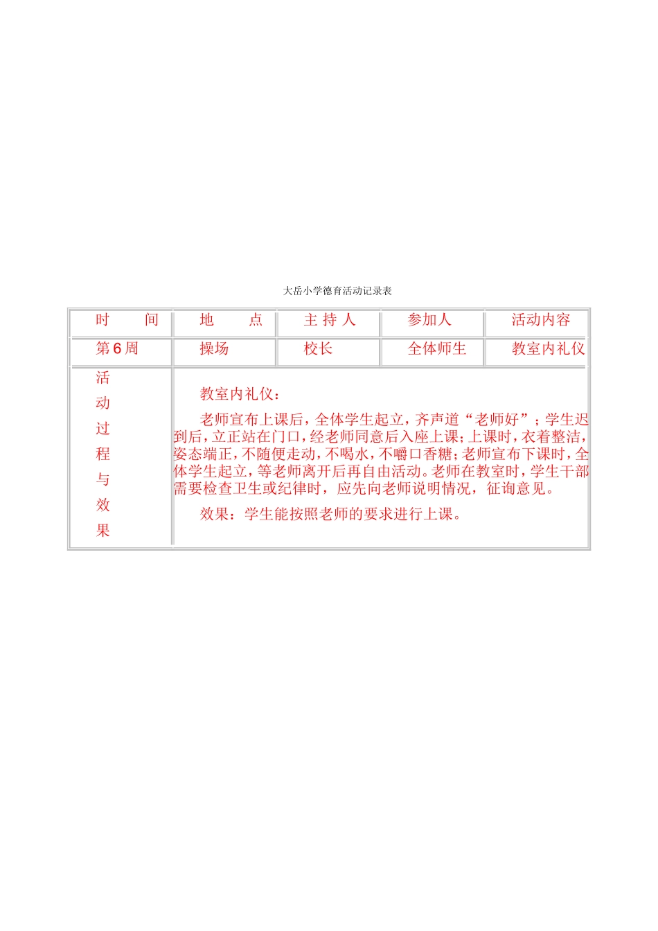 大岳小学德育活动记录_第2页