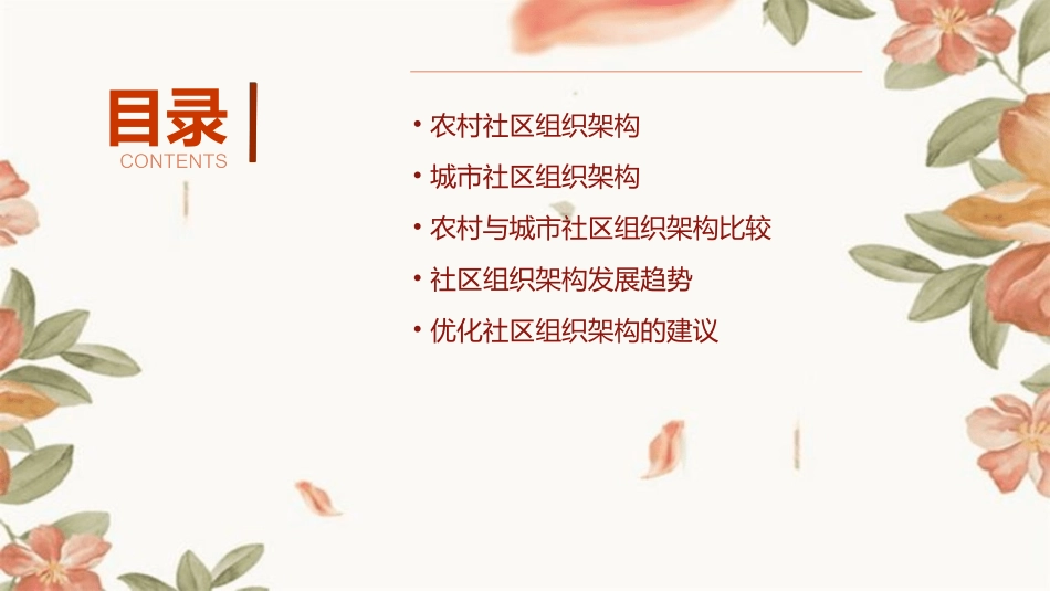 农村社区和城市社区的组织架构课件_第2页