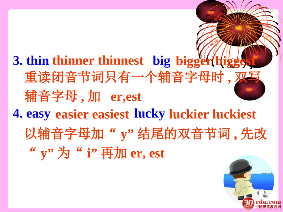 中考复习专项练习课件——形容词和副词的比较级和最高级_第3页