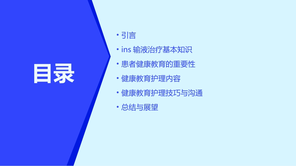 INS输液治疗患者的健康教育护理课件_第2页