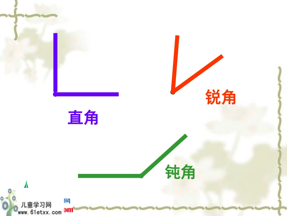 （北师大版）四年级数学上册课件角的度量、角的分类和画角_第3页