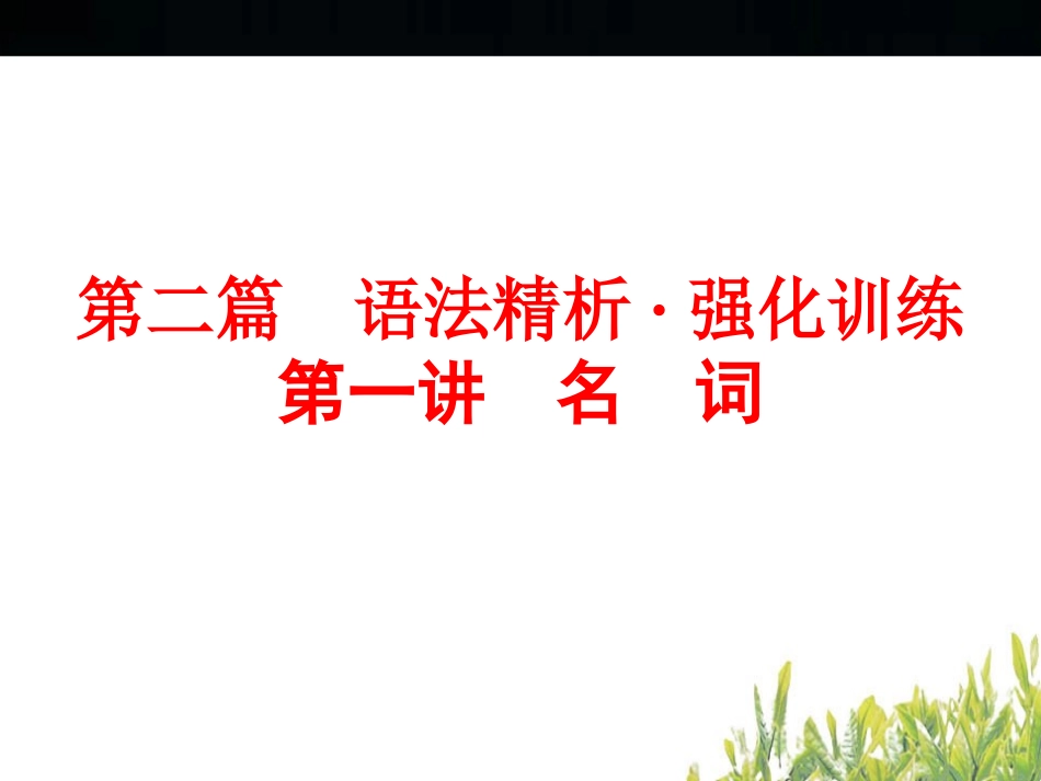 中考名词复习_第1页