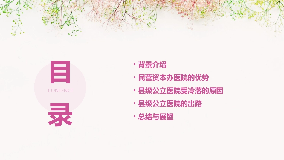 民营资本办医院为何县级公立医院受冷落课件_第2页
