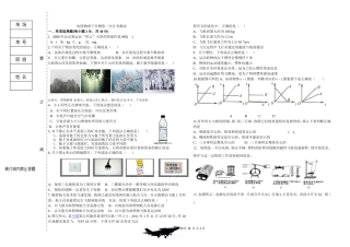 2015初四下学期第一次月考试题111111