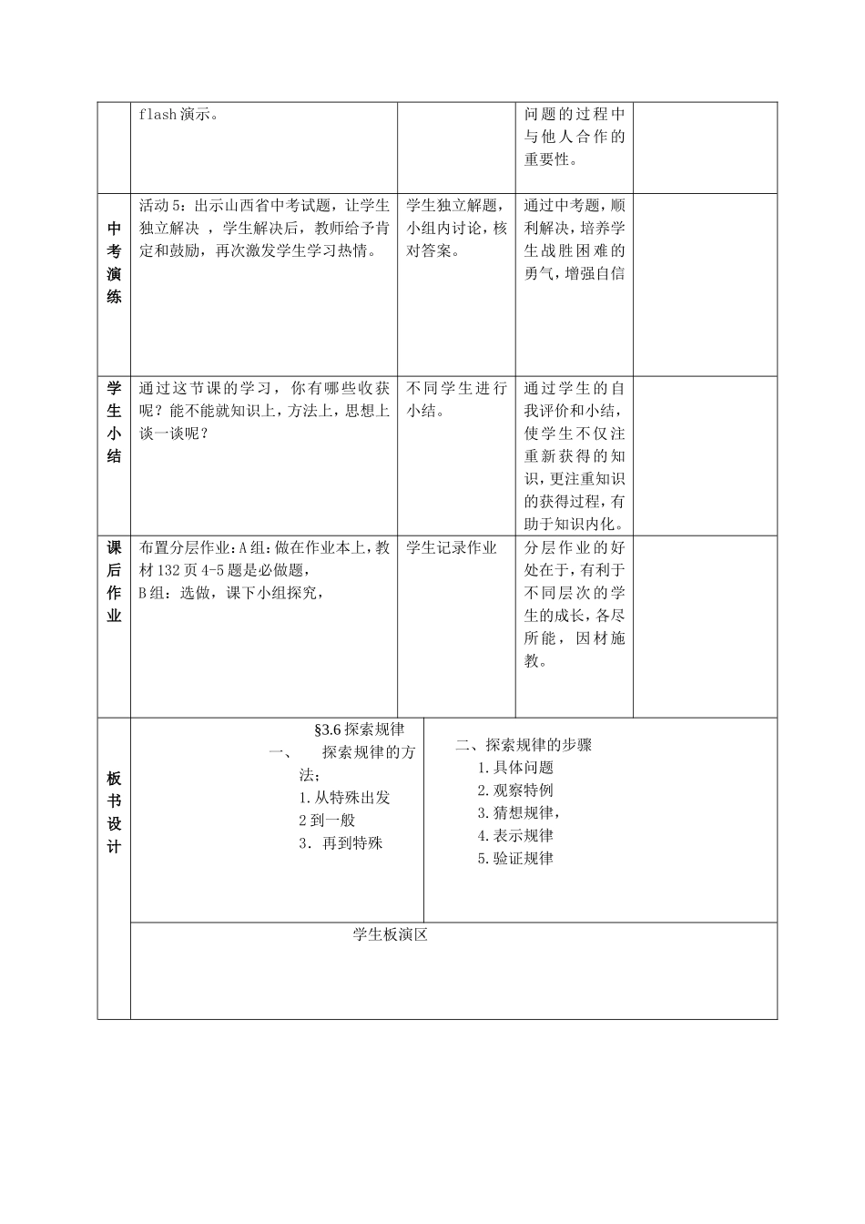 《探索规律》教学设计_第3页