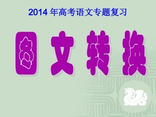 2014年高考图文转换总复习