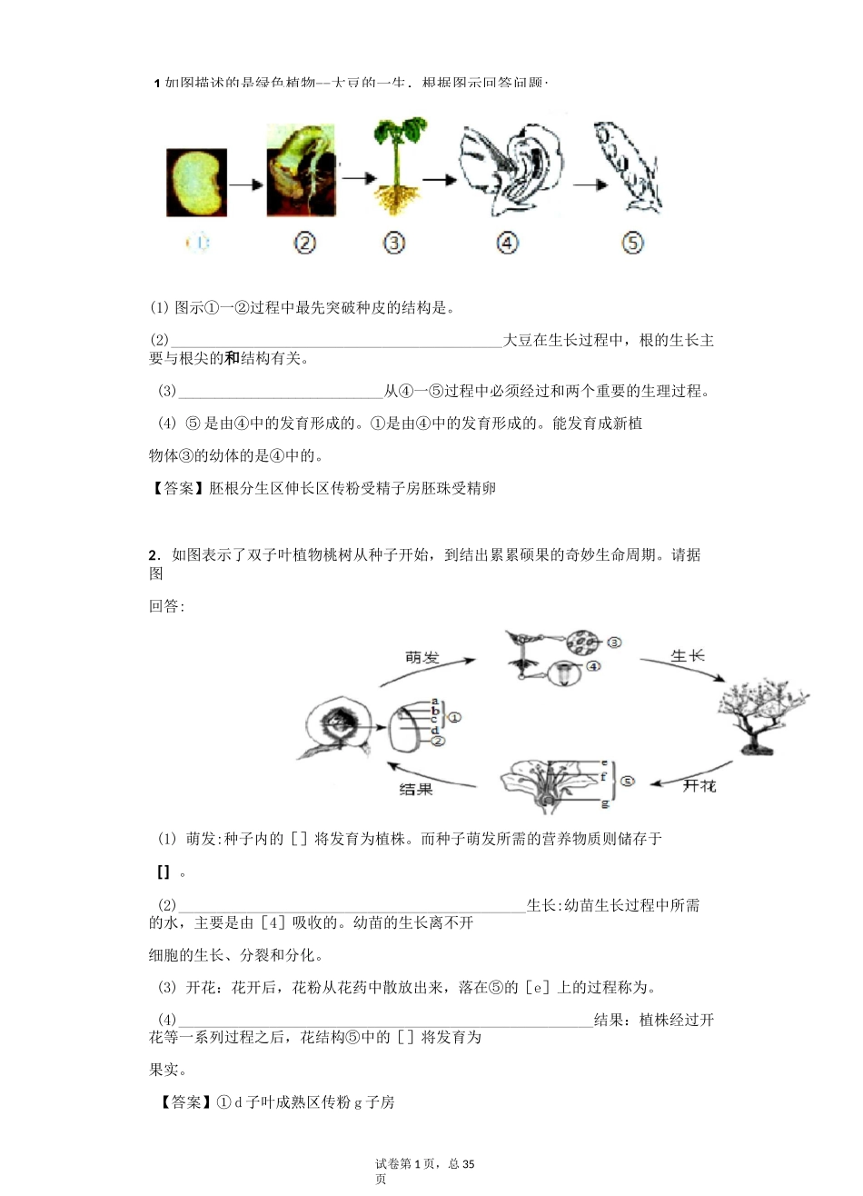 初中生物图形大全_第1页