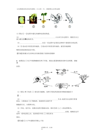 初中生物图形大全