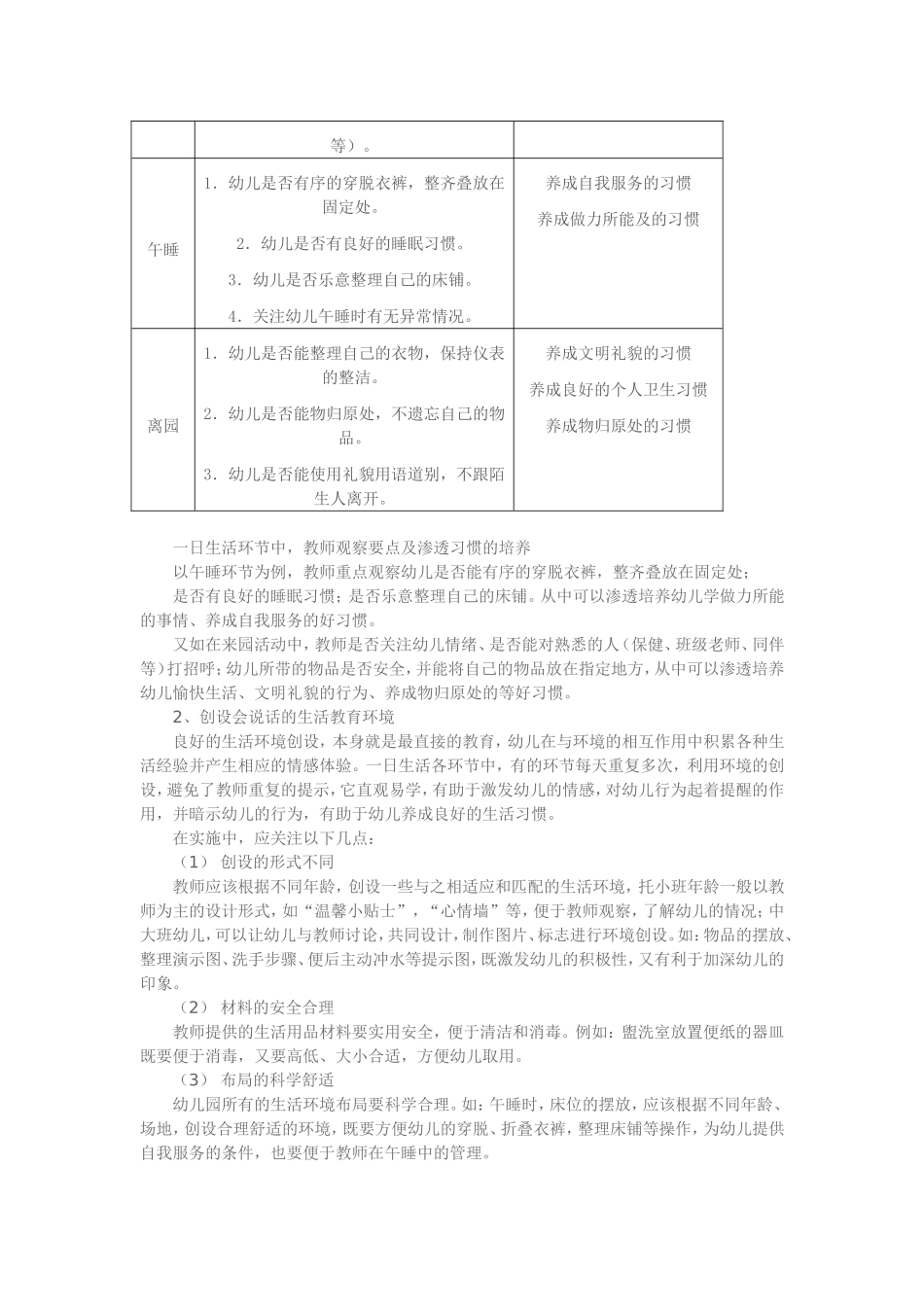 幼儿园一日生活环节中培养幼儿良好习惯的实践与思考_第3页