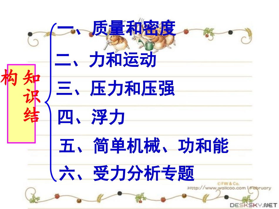 初中物理力学总复习_第2页